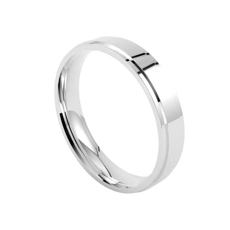 Modne obrączki ślubne z platyny